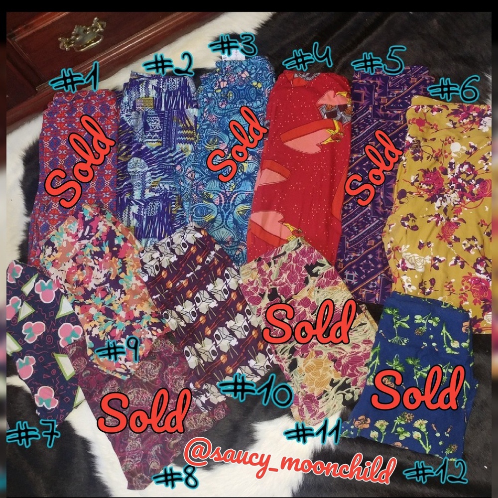 (6)Lularoe|minnie·takeout·valentine·roses·unicorn - Picture 1 of 8